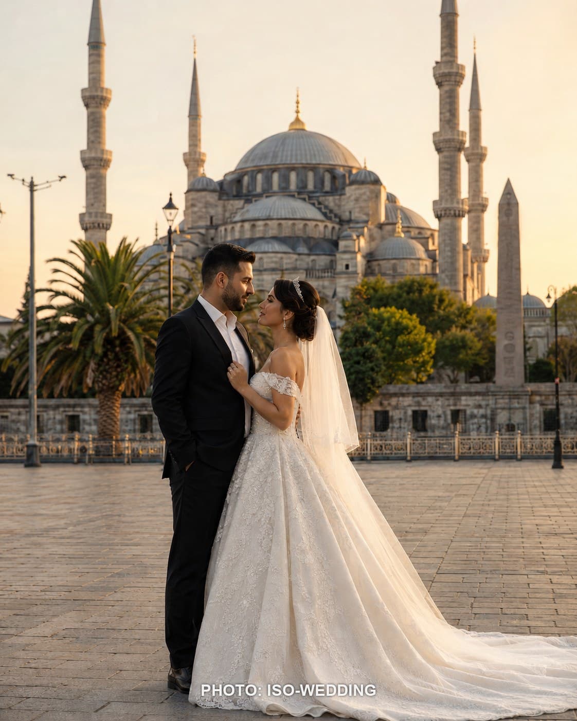 Domes and minarets of the Sultanahmet skyline in Istanbul