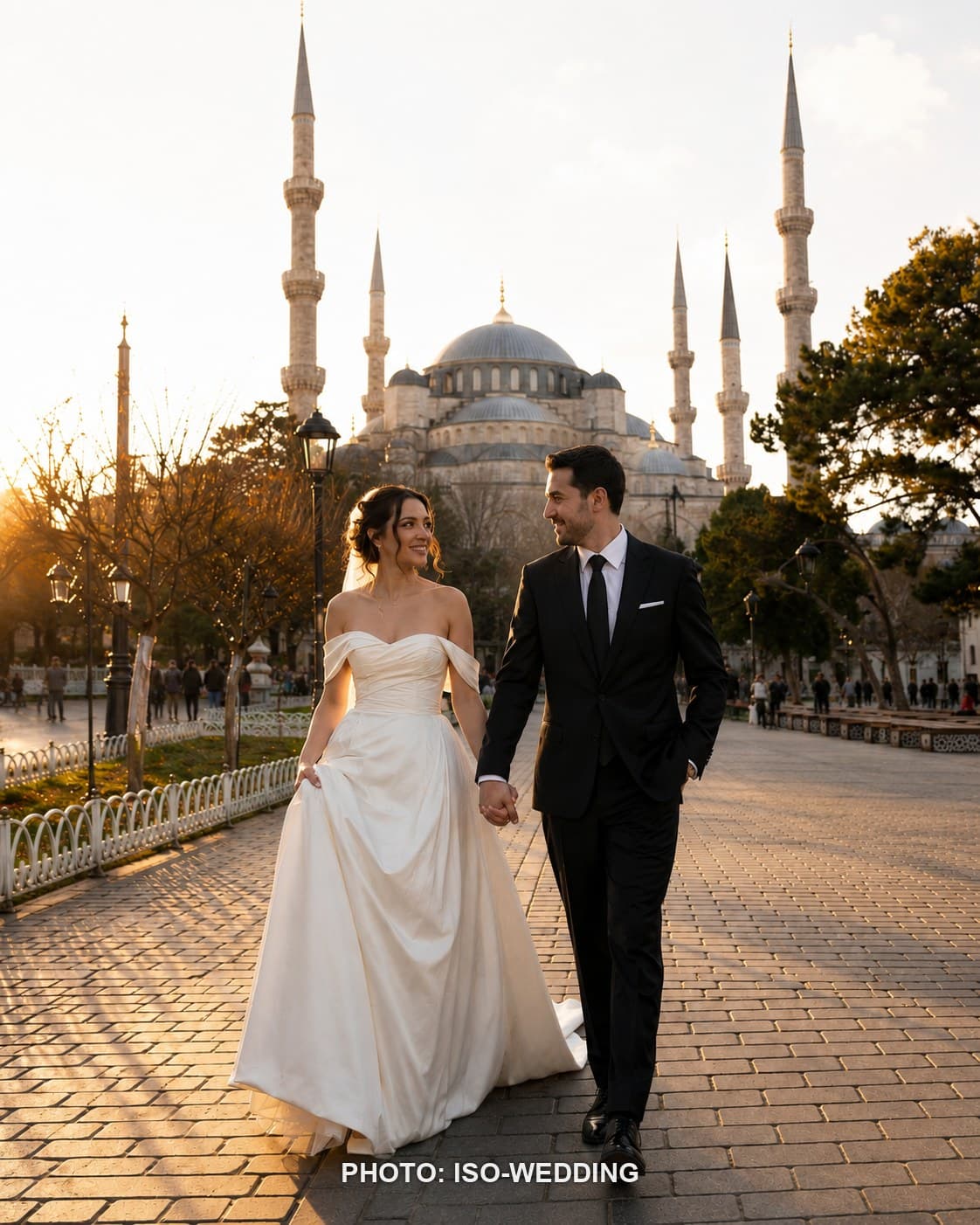 Domes and minarets of the Sultanahmet skyline in Istanbul