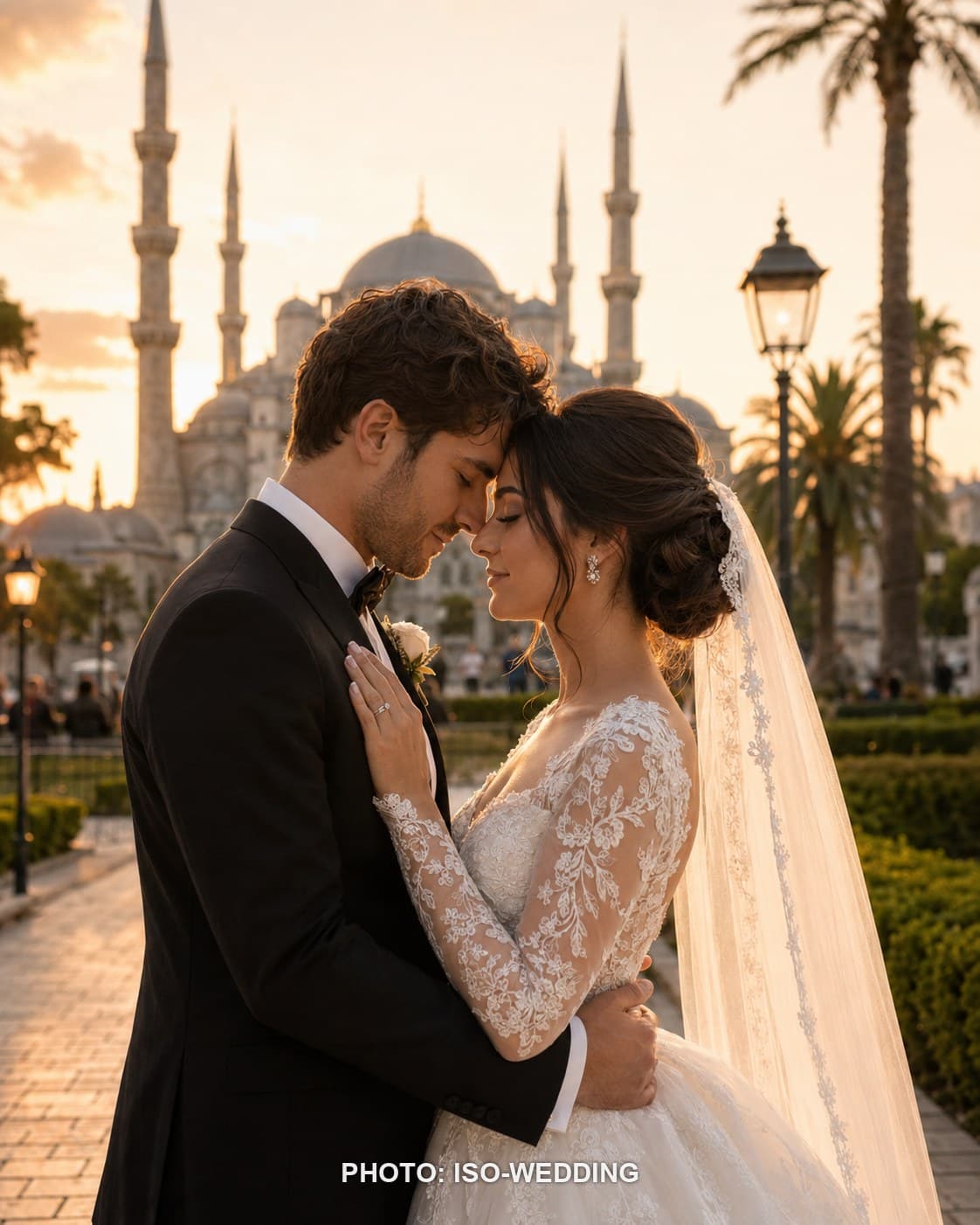 Domes and minarets of the Sultanahmet skyline in Istanbul